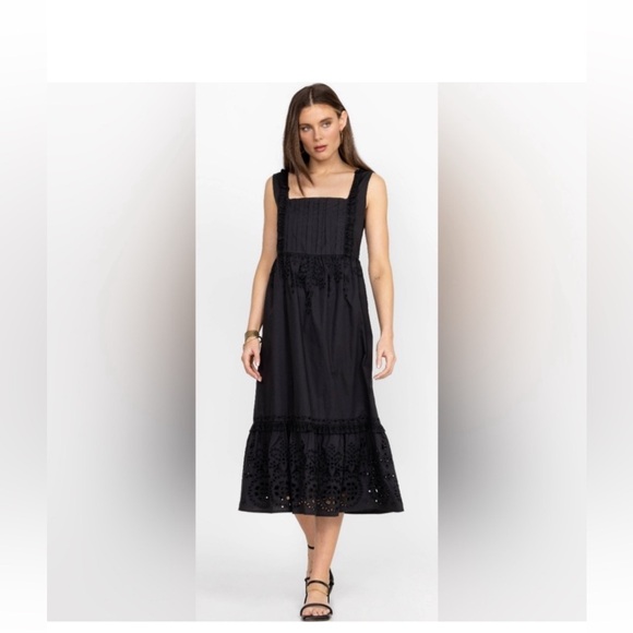 Johnny Was Black Sleeveless Dress - Picture 6 of 11